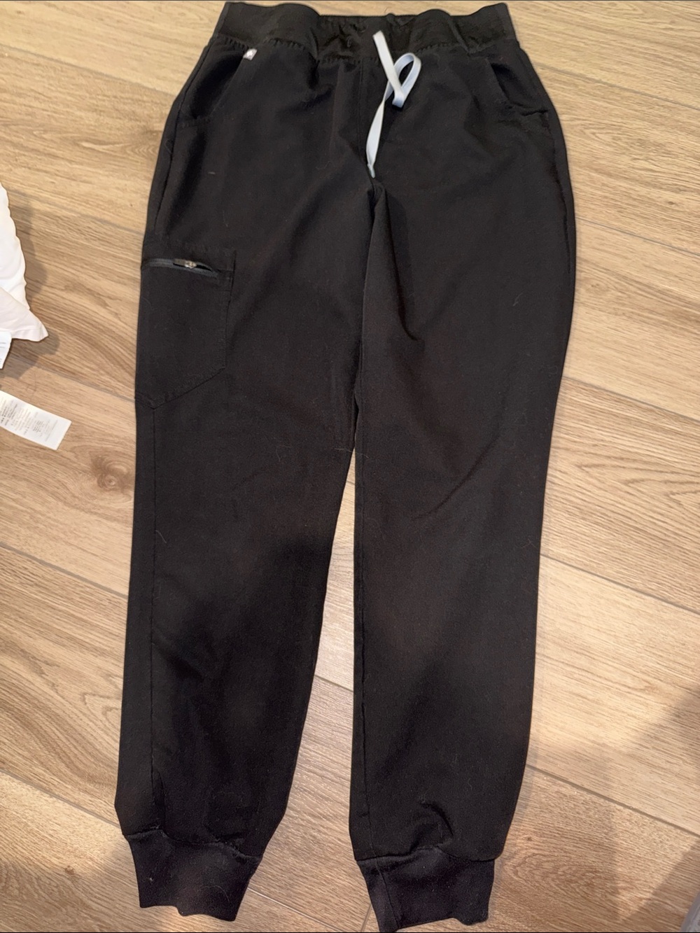 Figs Black Zamora High Waisted Scrub Pants